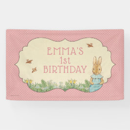 Peter Rabbit | Pancarta del primer cumpleaños de l