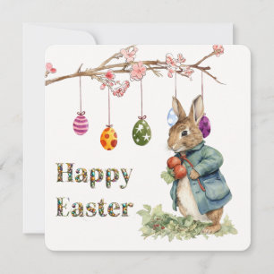 Peter the Easter Rabbit Easter Eggs Happy Easter