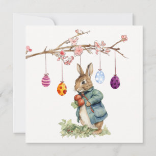 Peter the Easter Rabbit Easter Eggs Happy Easter