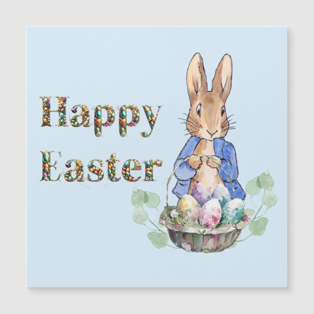Peter the Rabbit feliz Pascua (Anverso)