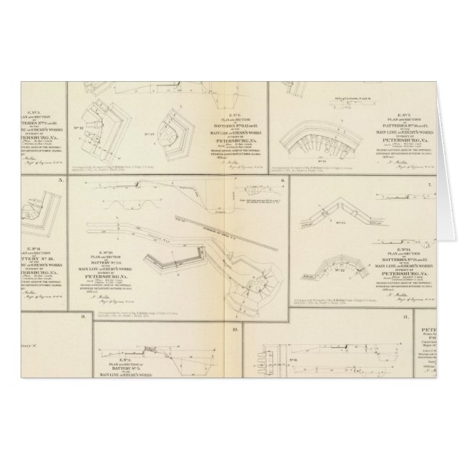 Petersburgo, baterías de va, asedio (Anverso (Horizontal))