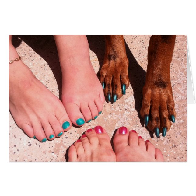 Peticure - día del balneario del Pedicure (Anverso (Horizontal))