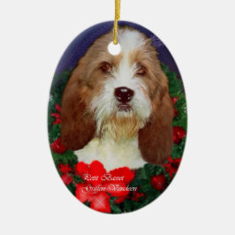 Petit Basset Griffon Vendeen Ornamento de Navidad