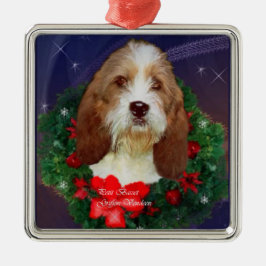Petit Basset Griffon Vendeen Ornamento de Navidad