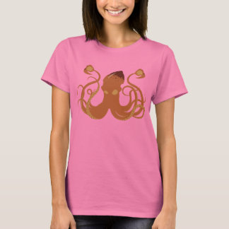 Petite camiseta del gigante vectorial Squid Ladie