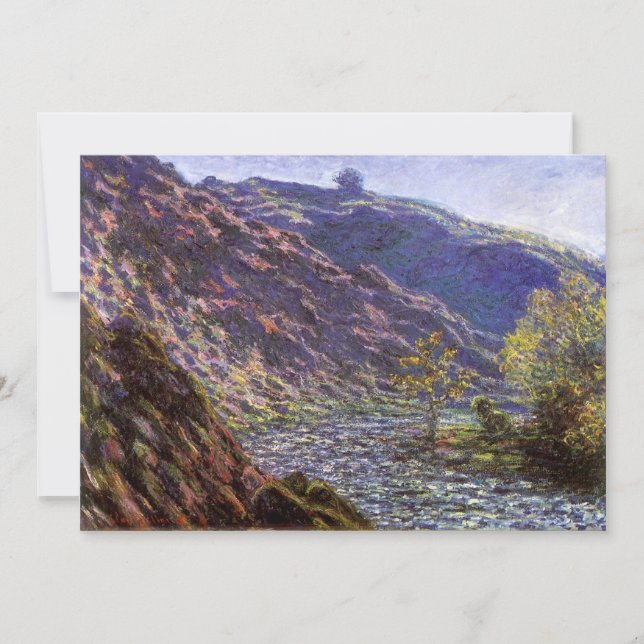 Petite Creuse, luz del sol por Claude Monet (Anverso)