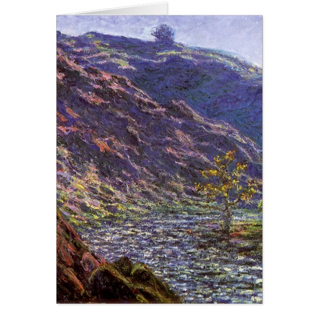 Petite Creuse, luz del sol por Claude Monet (Frente)