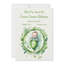 Petite Pea in A Pod - Anuncios de nacimiento