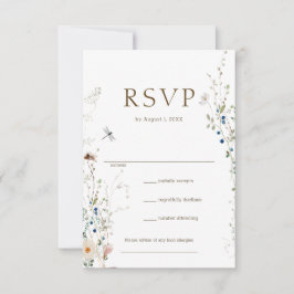 Petite Wildflower Wedding RSVP