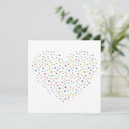 Petits cœurs grand cœur - Aquarelle