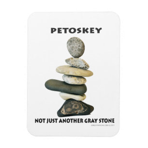 Petoskey - no apenas otro imán de piedra gris