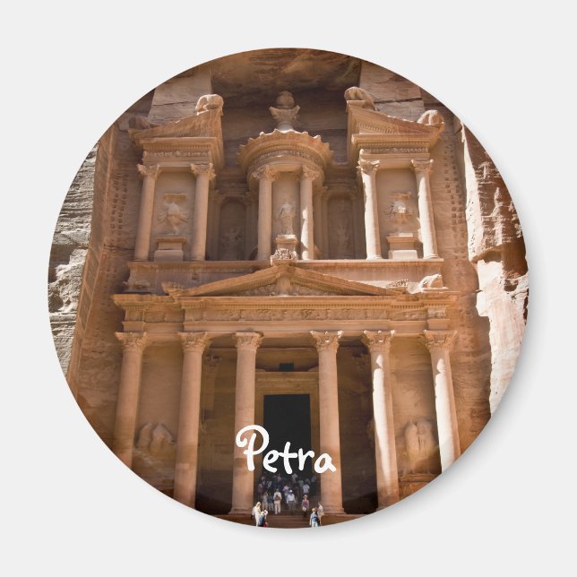 Petra - imán de Jordania (Frente)