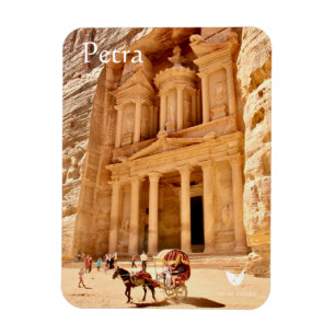 Petra Treasury - imán de refrigerador