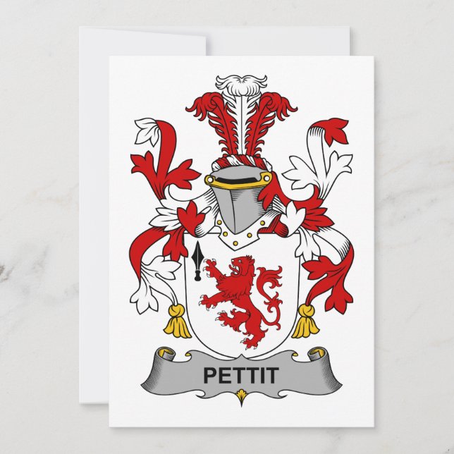 Pettit Family Crest (Anverso)