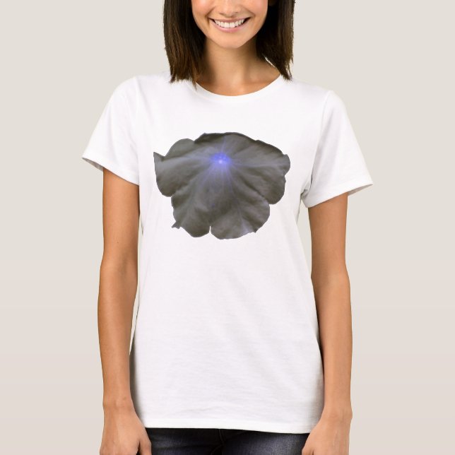 Petunia Camisa de damas negras y azules (Anverso)