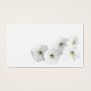 Petunias blancas