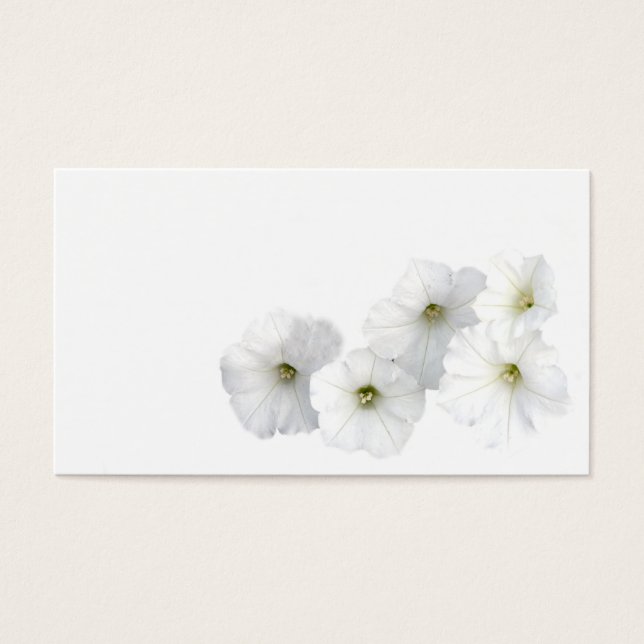 Petunias blancas (Frente)