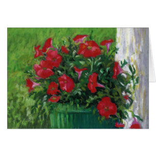"Petunias rojas "