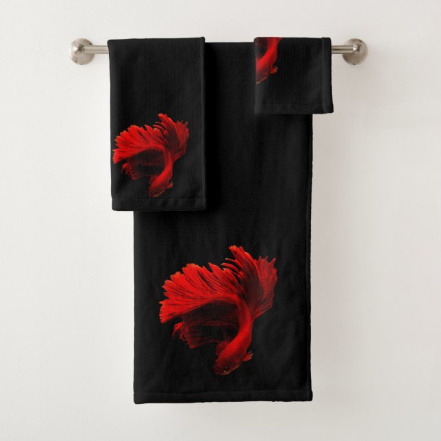 Pez de pelea siamés rojo rubí (In situ)