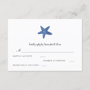 Pez estrella   RSVP de bodas oceánicas