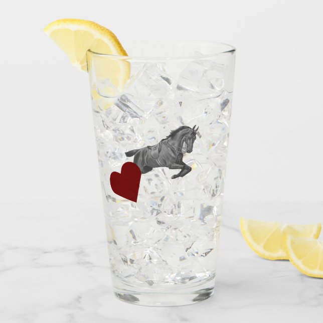 Pferd – Horse neon-pink (Anverso (hielo))