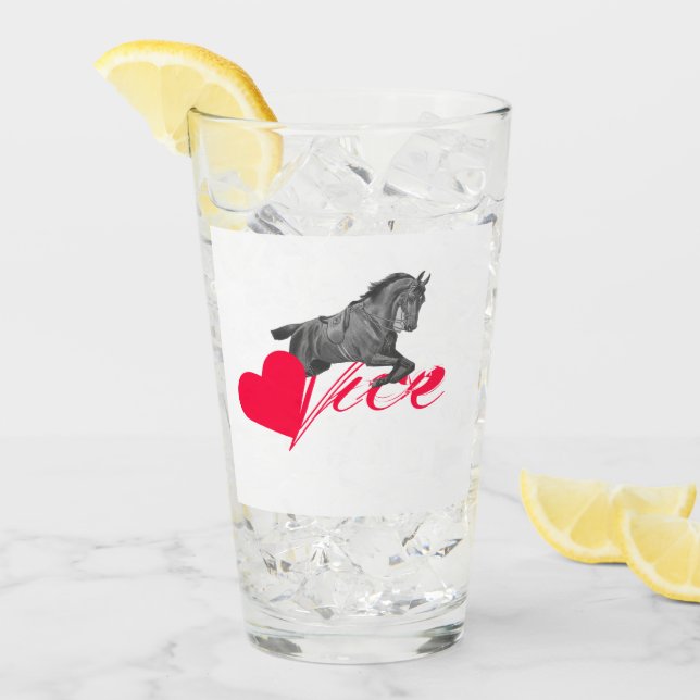 Pferd – Horse neon-pink (Anverso (hielo))