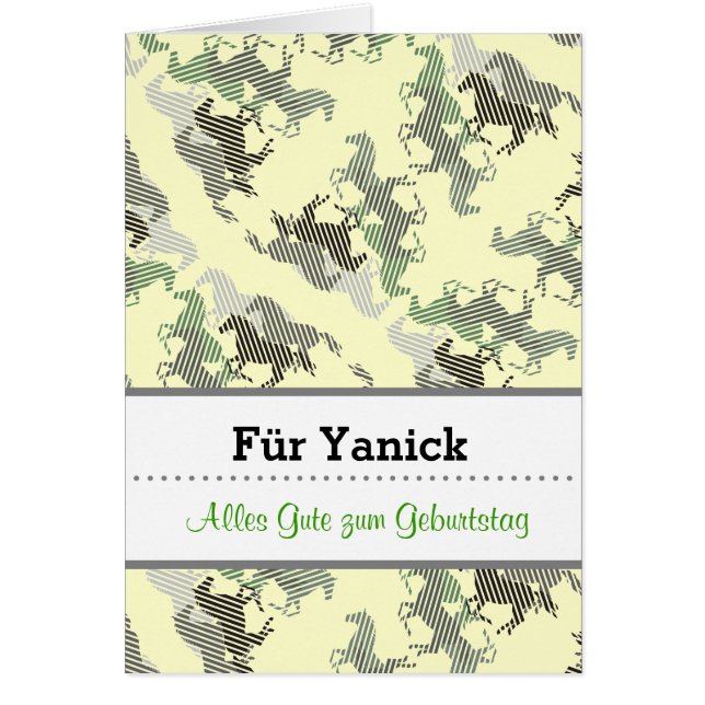 Pferde Geburtstagskarte (Frente)