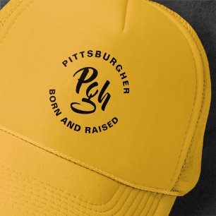 Pgh Steel City Burgh Nació Sombrero de Camión Vint