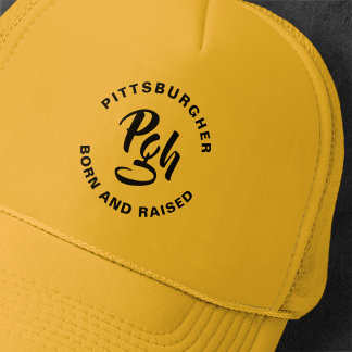 Pgh Steel City Burgh Nació Sombrero de Camión Vint
