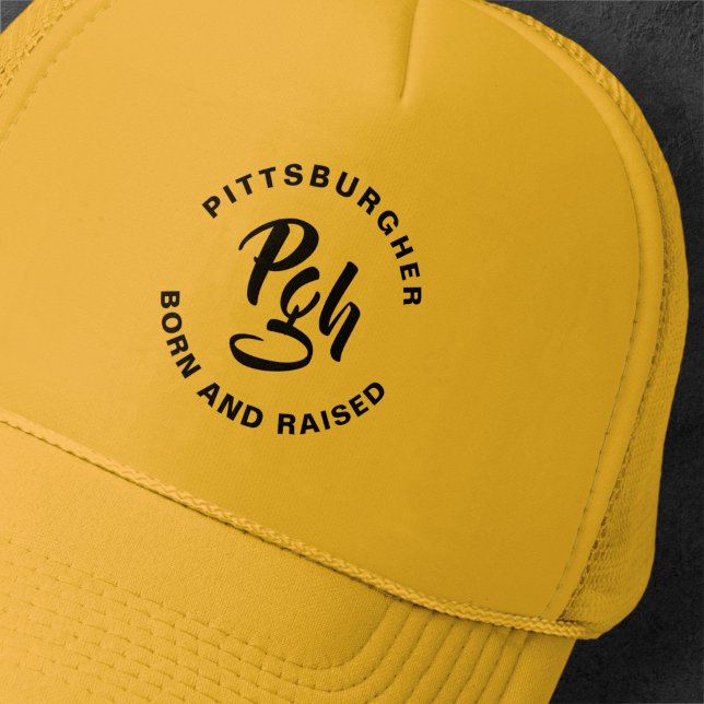 Pgh Steel City Burgh Nació Sombrero de Camión Vint (Subido por el creador)
