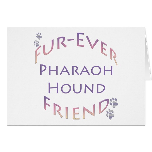Pharaoh Hound Furever (Anverso (Horizontal))