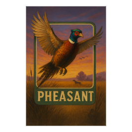 Pheasant Poster