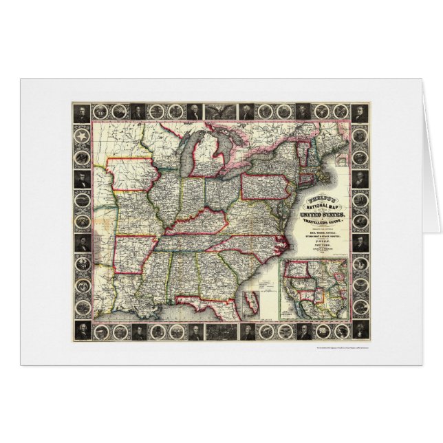 Phelps Estados Unidos traza 1852 (Anverso (Horizontal))