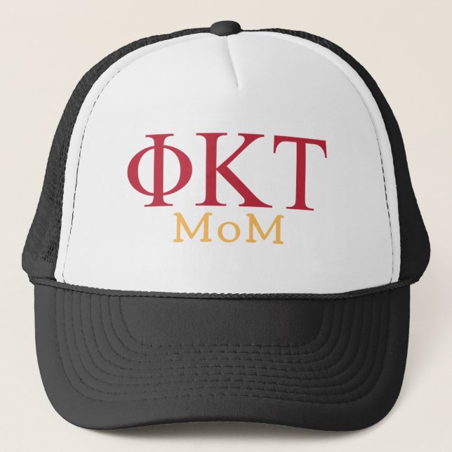 Phi Kappa Tau mamá trucker sombrero (Anverso)