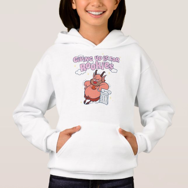 Phil - Giving Up is for Rookies Hoodie (Anverso)