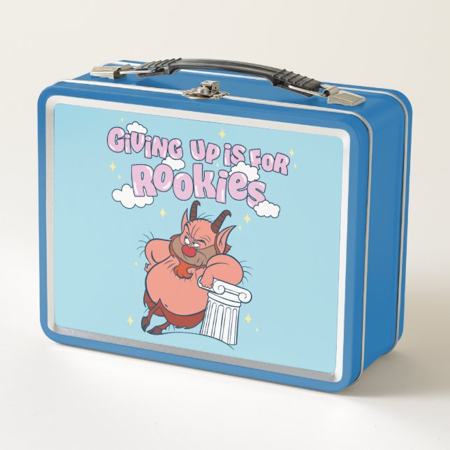 Phil - Giving Up is for Rookies Metal Lunch Box (Anverso)