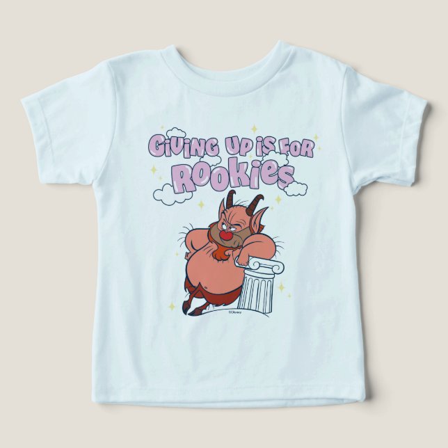 Phil - Giving Up is for Rookies Toddler T-shirt (Diseño delantero )