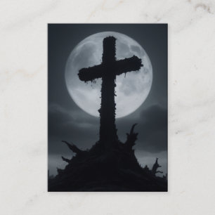 Philippians 2:8-11 Tarjetas KJV - Cruz mortal