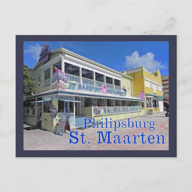 Philipsburg - St. Maarten - postal (Anverso)