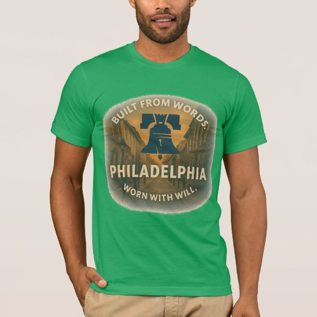 Philly Jersey Tee | Ropa de pensamiento de Bella y (Anverso)