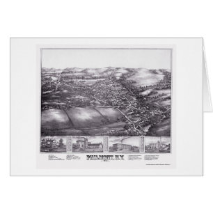 Philmont, mapa panorámico de NY - 1881