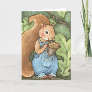 Phineas Nut - Tarjeta de saludo de ardilla