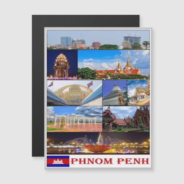 Phnom Penh - Camboya - Mosaico - (Anverso/Reverso)