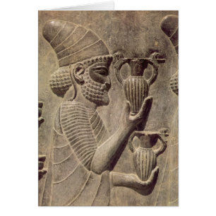 Phoenician que lleva dos que ofrecen, alivio del