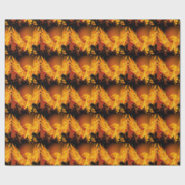 Phoenix en papel de ajuste de mosaico de vuelo