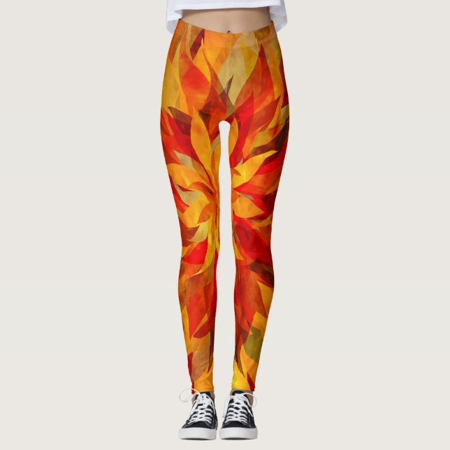 Phoenix Flames Leggings (Anverso)