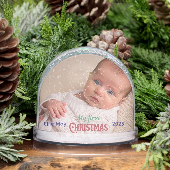 Photo Baby's First Christmas Personalize (Invierno)