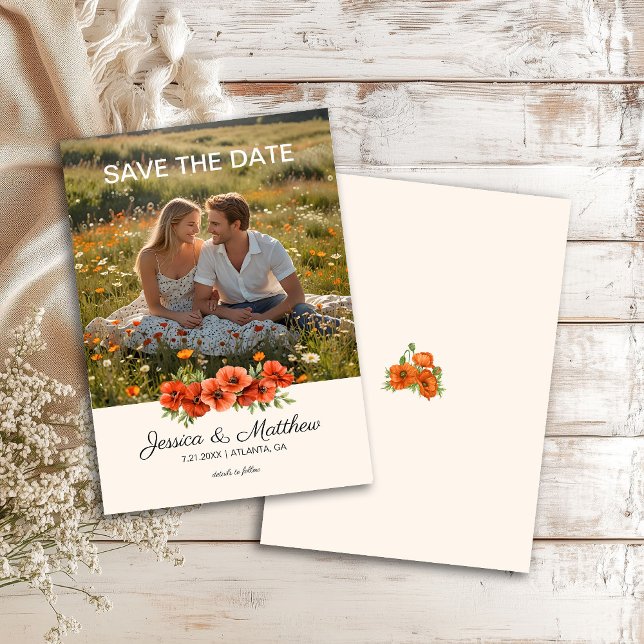 Photo Orange Poppies Wedding Script (Subido por el creador)
