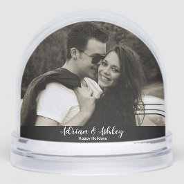 Photo Snow Globe - Holiday, Wedding, Anniversary