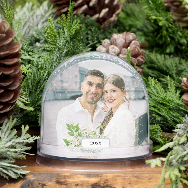  Photo with Date Field Snow Globe (Invierno)
